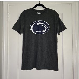 Penn State Nittany Lions Graphic T Shirt Mens L Gray NCAA Fan Apparel